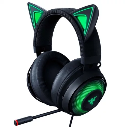 Гарнитура Razer Kraken Kitty Ed. - Black/ Razer Kraken Kitty Ed. - Black- USB Surround Sound Headset (RZ04-02980100-R3M1)