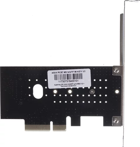 Адаптер PCI-E M.2 NGFF for SSD V2 + Heatsink Ret (ASIA PCIE M2 NGFF M-KEY V2) фото 4