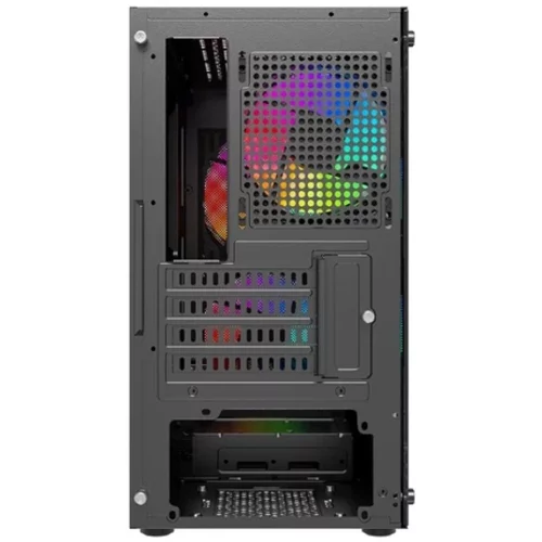 Powercase Mistral Micro A3B ARGB, Tempered Glass, 2x 140mm ARGB PWM+1x 120mm ARGB PWM, чёрный, mATX (CMMAB-A3-V2) фото 3