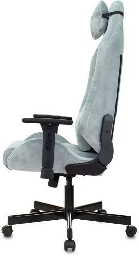 Кресло игровое Knight N1 Fabric серо-голубой Light-28 с подголов. крестов. металл (KNIGHT N1 SKY) фото 27