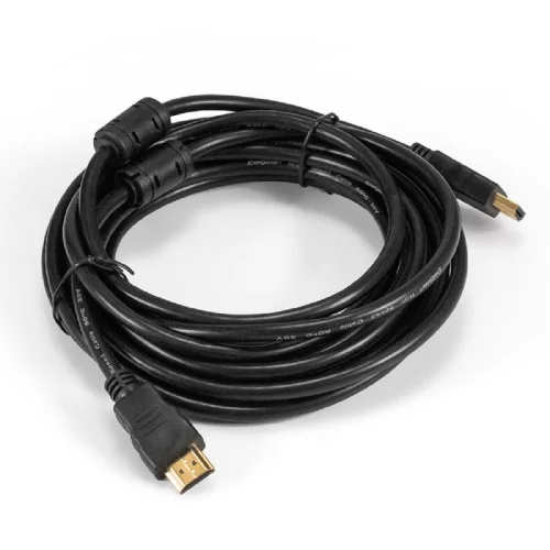 Exegate EX294691RUS Кабель HDMI ExeGate EX-CC-HDMI-5.0F (19M / 19M, 5м, v1.4b, ферритовые кольца, позолоченные контакты)