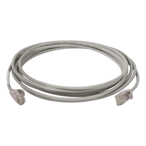 Патч-корд LANMASTER Патч-корд LANMASTER LSZH UTP кат.6A, 28AWG, 7.0 м, серый (LAN-PC45/28-U6A-7.0-GY)
