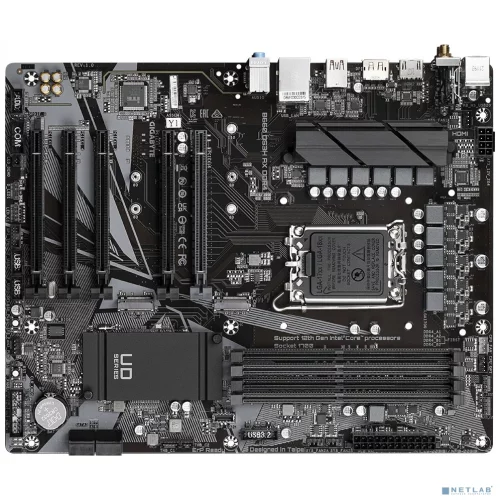 GIGABYTE B660 DS3H AX DDR4, LGA1700, B660, 4*DDR4, DP+HDMI, 4 SATA 6 Гб/с, M2, Audio, Gb LAN, USB 3.2, USB 2.0, Type-C, COM*1 header, ATX