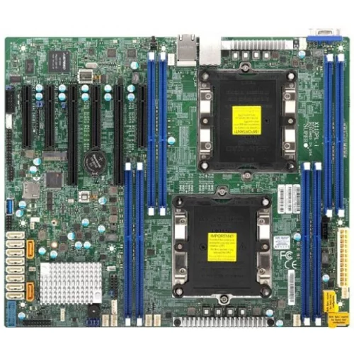 Материнская плата Supermicro Motherboard 2xCPU X11DPL-I 2nd Gen Xeon Scalable TDP 140W/ 8xDIMM/ 10xSATA/ C621 RAID 0/ 1/ 5/ 10/ 2xGE/ 2xPCIex16, 3xPCIex8, 1xPCIex4(8)/ M.2(PCIe)(ATX)Bulk (MBD-X11DPL-I-B)