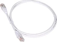 Патч-корд TWT UTP кат.5e, с заливными колпачками, 20.0 м, белый (TWT-45-45-20-WH)