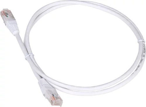 Патч-корд TWT UTP кат.5e, с заливными колпачками, 20.0 м, белый (TWT-45-45-20-WH)