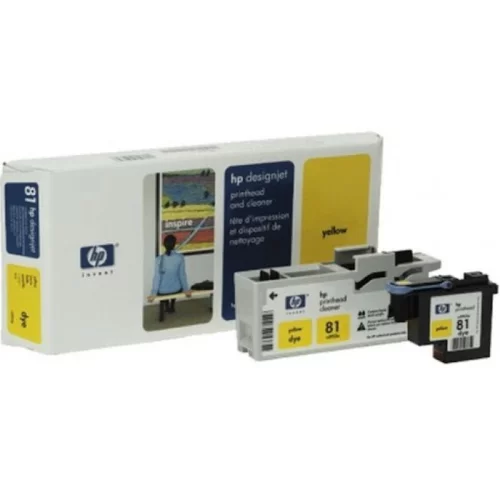Набор/ HP 81 Yellow Dye Printhead and Printhead Cleaner фото 2