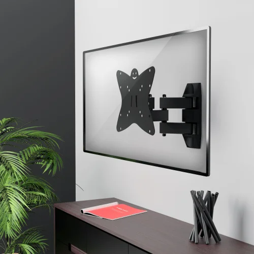 Кронштейн для телевизора Holder LCDS-5038 металлик 20-37 макс.30кг настенный поворот и наклон (LCDS-5038 METALLIC) фото 10