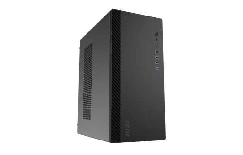 Корпус Case MSI PRO SHIELD M100P (306-7G31M21-HH9) Корпус без блока питания/ Case MSI PRO SHIELD M100P, Midi-Tower, 1x80mm, 2xUSB 3.2, 2xUSB 2.0, mATX, mITX Black (306-7G31M21-HH9) фото 3