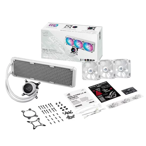Жидкостная система охлаждения ASUS ROG STRIX LC III 360 ARGB WHT / AIO COOLER,ASETEK,SIGRID V2, ARGB (90RC00T2-M0UAY0) фото 7