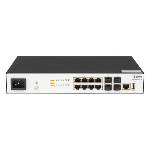 Коммутатор/ Управляемый коммутатор уровня 2+ SNR-S5210G-8TX-DC