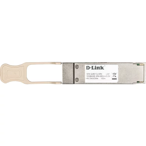 Трансивер/ DEM-Q2801Q-SR4 QSFP28 Transceiver, 100GBase-SR4, MPO, 850nm, Multi-mode, OM3:70M/OM4:100M (DEM-Q2801Q-SR4/A1A)