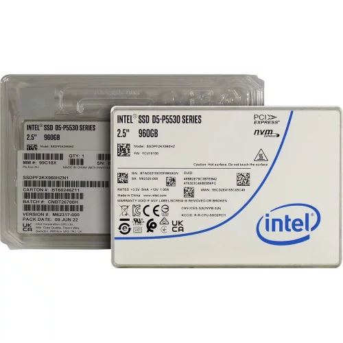 Intel SSD D5-P5530 Series, 960GB, U.2(2.5
