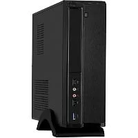 Exegate EX288782RUS Корпус Desktop ExeGate MI-207U-M400 (mini-ITX/ mATX, БП M400 с вент. 8см, 2*USB+1*USB3.0, аудио, черный)