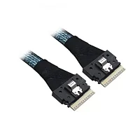 Cable, x8 SFF-8654 to 1x8 SFF-8654 (Slim SAS), 0,65M (analog 05-60007-00) (CBL-8654-1-8654-10)