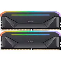 Модуль памяти Apacer 64GB DDR5 6400 DIMM OC NOX RGB w/ HS, kit 2x32GB CL32, 1.4V (AH5U64G64C552NBAA-2)