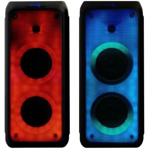 Ginzzu GM-215 {80Вт, LED-дисплей, TWS, 60Гц- 18кГц, USB-flash, microSD-card, FM-радио, пульт ДУ, батарея 7,4В/ 5400мАч}