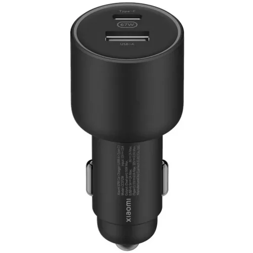 Зарядное устройство Xiaomi Устройство зарядное автомобильное Xiaomi 67W Car Charger (USB-A + Type-C) (BHR6814GL)