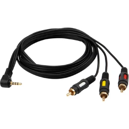 Rexant (17-4412) Шнур Стерео 3,5мм 4C - 3 RCA, 1,5м, двухцветный штекер Gold фото 3