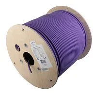 Витая пара Кабель LANMASTER U/ UTP, 4 пары, Кат. 6A, с перегородкой, LSZH, нг(A)-HF, фиолетовый, 305 м (LAN-6AUTP-HFLT-VI)