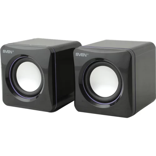 Колонки пластмассовые АС SVEN 315 (5 Вт), чёрный (SV-0110315BK)