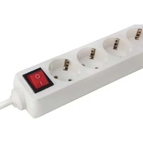 Гарнизон Удлинитель ELB-G5-W-7, 5р, 16А, 7м, с выкл. и заземлением, ур.защиты 1, белый, пакет (21225) фото 3