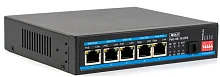 Коммутатор (4086) SKAT PoE-UPS-5E-1S бесперебойный POE коммутатор, мощность 75Вт, порты: 5-Ethernet, 1-SFP