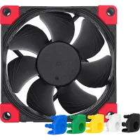 Кулер для корпуса/ Case Cooler Noctua NF-A8 PWM chromax.black.swap (80x80x25mm, 4-pin PWM, 32.67CFM, 17.7dBA, 2200RPM, Black)