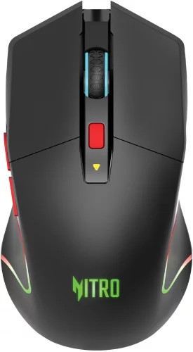 Мышь Acer Nitro OMR304 черный оптическая (3200dpi) беспроводная BT/ Radio USB (6but) (ZL.MCECC.01Z)