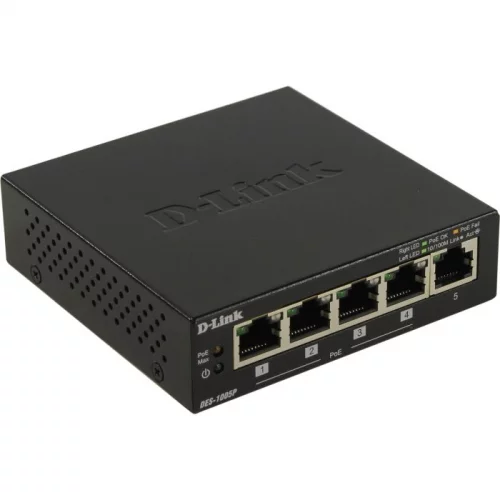 Коммутатор D-Link DES-1005P/ B1A (DES-1005P/ B1A) (DES-1005P/B1A)