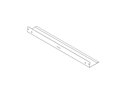 Разделитель для прокладки кабелей Systeme Electric, на крыше шкафов Uniprom Rack шириной 800мм (UT8182)