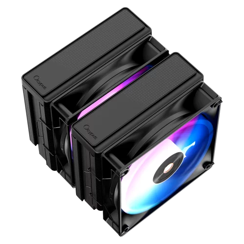 Вентилятор для процессора Cooler Ocypus Delta A62 BK ARGB Black 260W/ All Intel/ AMD AM*/ 2 fans / Screws (DELTA-A62-BK2NAWN00X-GL)