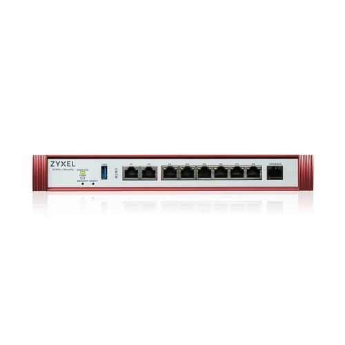 Межсетевой экран Zyxel USG FLEX 200HP с подпиской Gold на 1 год (AS, AV, CF, IDP/DPI, Sandboxing, SecuReporter), Rack, 1xRJ-45: 1/2.5G (LAN/WAN), 1xRJ-45: 1/2.5G PoE+ (USGFLEX200HP-EUCI02F)