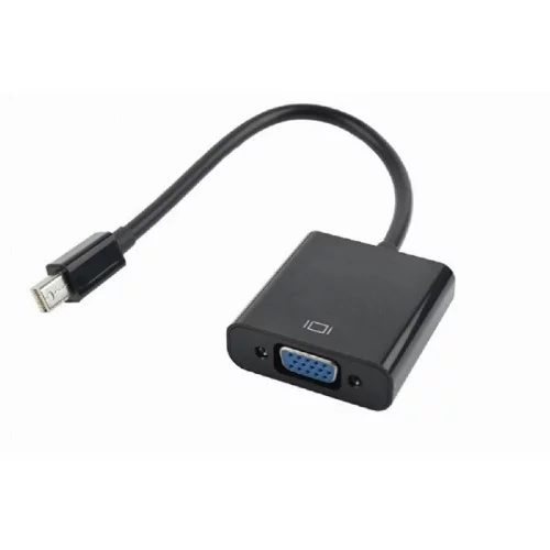 Cablexpert Переходник miniDisplayPort - VGA, 20M/ 15F, длина 10см, черный, пакет (A-mDPM-VGAF-02)