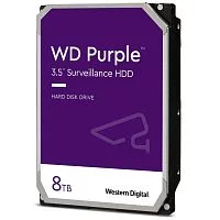 Жесткий диск/ HDD WD SATA3 8Tb Purple 7200 256Mb 1 year warranty (WD82PURX)