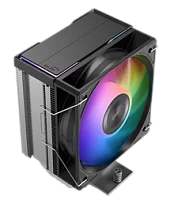 Кулер для процессора/ CPU Cooler SAMA X40L (200W, 4-pin PWM, 133.5mm, 4x6mm, ARGB, 1x100mm, 50.1CFM, 35.2dBA, 2600RPM, S: 1851/ 1700/ 1200/ 115X, AM5/ AM4, silver) (X40-XXWAYXOX-G)