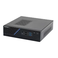 Корпус EVELK с блоком питания 120Вт/ Case Foxline EV-109-AD120 mITX, w/ ext.PSU 120W, DC-converter, w/ 2хUSB2.0+2хUSB3.0, 1x40mmFan, black, VESA, w/ pwr cord, logo EVELK (FL-109-AD120-DC-EVLK)