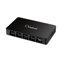 концентратор Ocypus Delta EH10 BK, 10 ports FAN/ARGB Hub