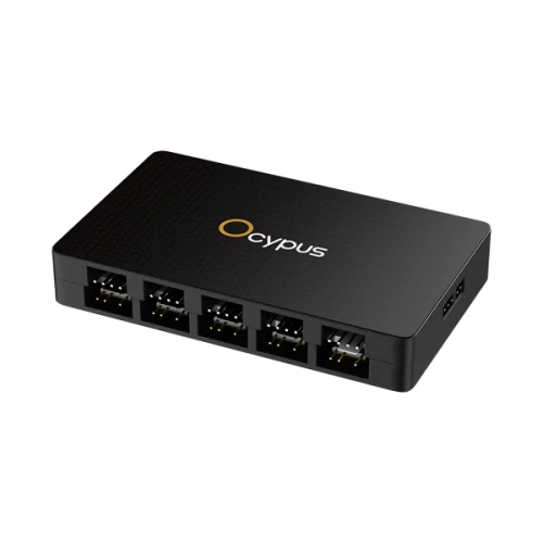 концентратор Ocypus Delta EH10 BK, 10 ports FAN/ARGB Hub