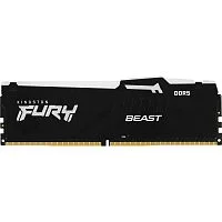 Модуль памяти DDR 5 DIMM 64Gb PC48000, 6000Mhz, Kingston FURY Beast Black RGB CL40 (Kit of 4) (KF560C40BBAK4-64) (retail)