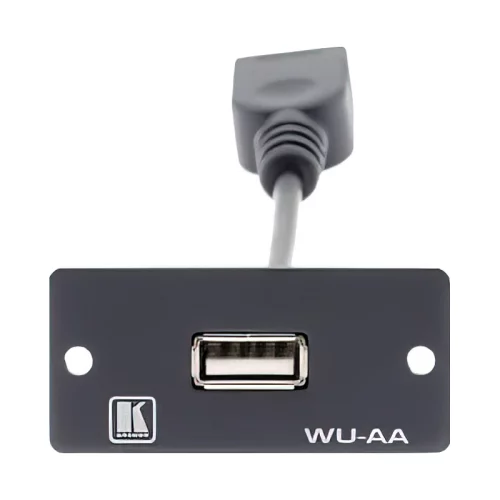 Модуль-переходник USB розетка А-розетка А; цвет черный [85-0119799]