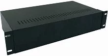 Комплектующие OSNOVO O-142B Бокс для установки в 19 дюймовую стойку на 14 слотов, для медиаконвертеров OSNOVO. Два блока питания (AC220V) для повышения надёжности системы. При повреждении одного БП происходит автом