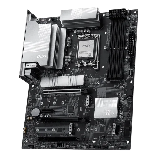 Материнская плата MSI PRO Z890-P WIFI6E Z890 (PRO Z890-P WIFI6E) Материнская плата MSI PRO Z890-P WIFI6E Z890, LGA1851, 4*DDR5, 3*PCIEx16, 1*PCIEx1, 4*M.2, 2*TypeC, 1*USB3.2 Gen2, 6*USB3.2 Gen1, 8*USB2.0, 4*SATA3, 5G, DP, HDMI, ATX, RTL фото 3