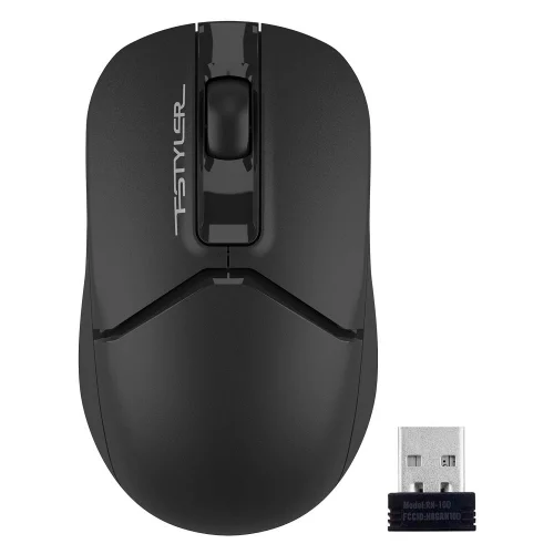 A-4Tech Мышь Fstyler FG12 black optical (1200dpi) cordless USB (3but) [] (1454090) фото 2
