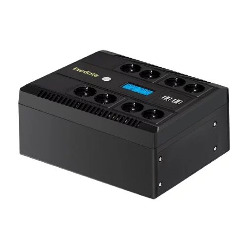 Exegate EX295014RUS ИБП ExeGate NEO Smart LHB-850.LCD.AVR.8SH.CH.RJ.USB