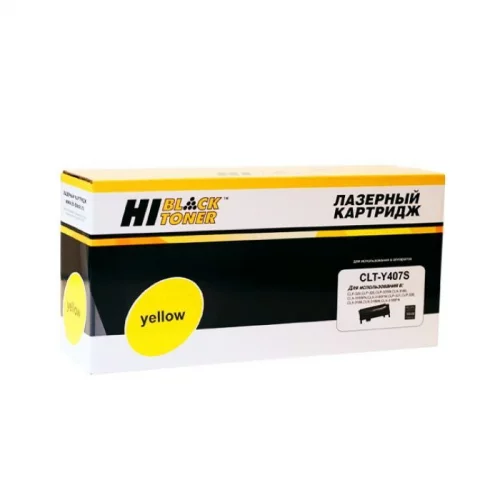 Тонер-картридж Hi-Black HB-CLT-Y407S, желтый, 1000 страниц, для Samsung CLP-320/ 320n/ 325/ CLX-3185 (98305240352)