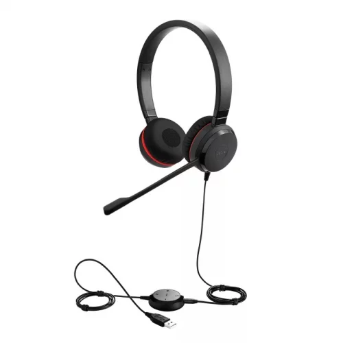 Гарнитура Jabra EVOLVE 20 MS Mono, Wered, USB, Jack 3,5 мм, Black (4993-823-109) фото 2