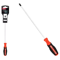 Крестовая DL3465 PH3x250мм сталь S2, матовый стержень, двухкомпонентная прорезиненная рукоять