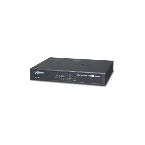 VC-234G конвертер Ethernet в VDSL2, внешний БП/ 4-Port 10/100/1000T Ethernet to VDSL2 Bridge - 30a profile w/ G.vectoring, RJ11
