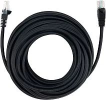 Патч-корд Buro UTP 4 пары cat.5E CCA molded 10м черный RJ-45 (m)-RJ-45 (m) (1645950) (1645950#MLN)